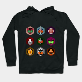 3x3 Kamen Riders Hoodie